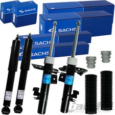 4x SACHS Amortisseur à Gaz + Protection Kit Convient pour Ford Galaxy S-MAX WA6
