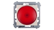 Feu tricolore Simon 54 LED rouge crème DSS2.01/41 /T2FR