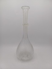 Ancien Vase en Verre Soufflé Bullé - Style Biot - Art de la Table - Décoration