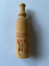 Jeu de bar 421 bouteille bois avec dés . St Raphaël Quinquina années 30