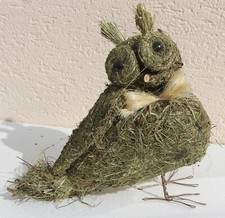 Déco Foin Figurine Chouette