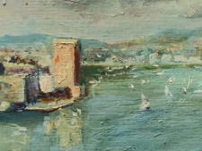 Tableau le port de Marseille