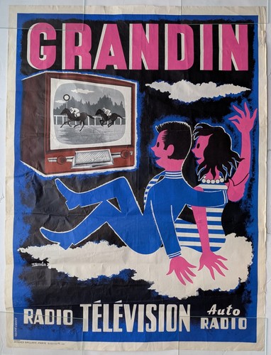 Affiche publicitaire radio - publicitaire,