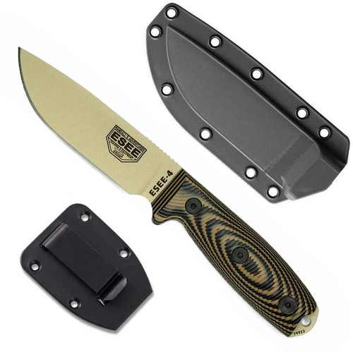 Esee coyote black g - esee-4, 3d