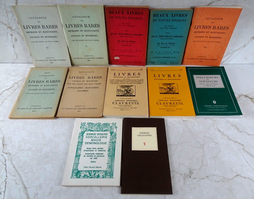 Lot petits catalogues - lot,