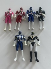 Lot Bioman Power Rangers Figurines Vintage Bandai  Plastique Métal Jetman Black