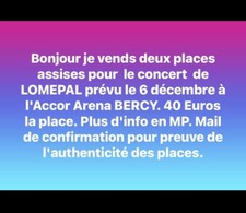 Place De Concert Lomepal Bercy