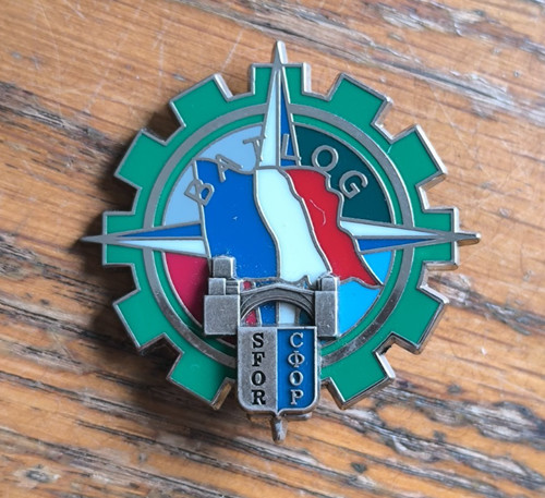 Insigne logistique bosnie - insigne,