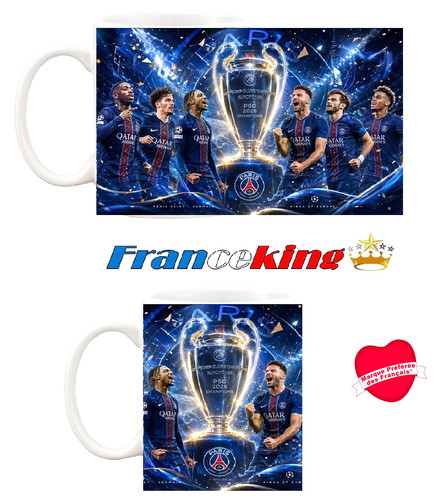 Mug céramique paris psg - mug,