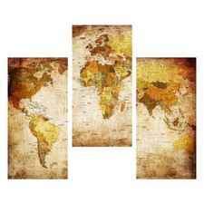 Carte Du Monde Poster