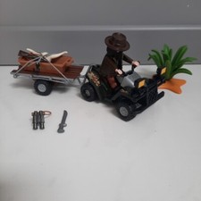 Playmobil 4834 Safari Quad Avec Braconnier