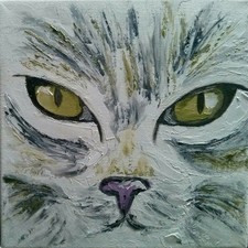  Huile au couteau sur toile de coton, certificat d'authenticité (148)