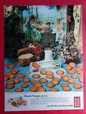 Publicité de presse: Biscuit Beurré Nantais de LU Lefèvre Utile 1982