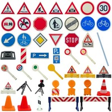 Playmobil panneaux clôtures de circulation police ville véhicules variantes