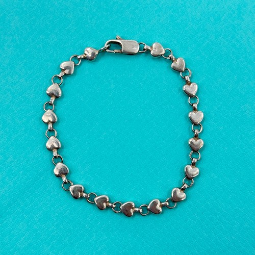 Bracelet chaîne cœur