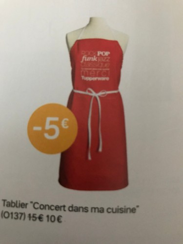 Tablier tupperware neuf - ,
