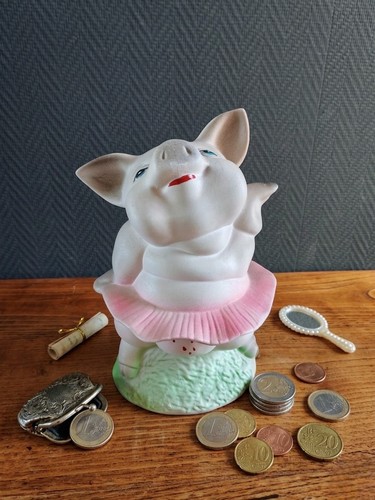 Tirelire cochon ballerine - tirelire,