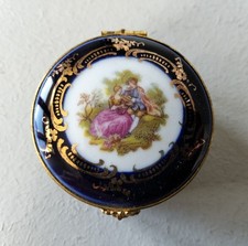 Boîte,Pilulier , Porcelaine