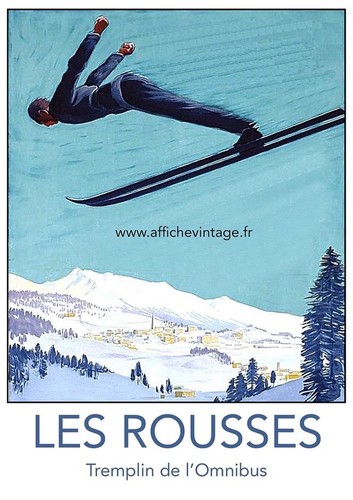 Affiche poster alpes jura - poster,