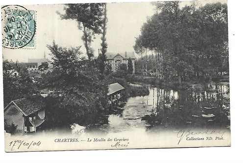 Chartres le moulin des - ,