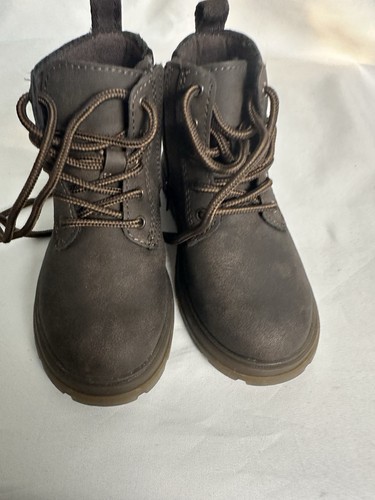 Zara kids brown faux - brown, leather