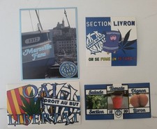 Autocollants Ultras Marseille stickers Olympique OM Virage Depe Phocéens