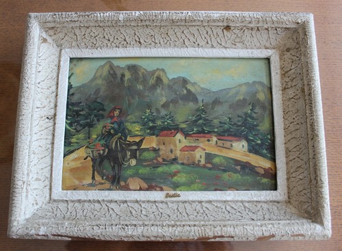 Ancien tableau huile sur - ancien,