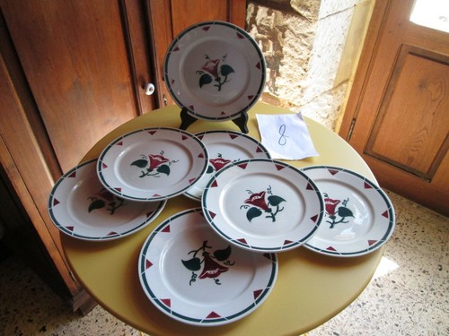 Art déco assiettes - art, à