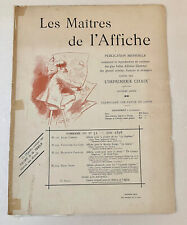 LES MAITRES DE L'AFFICHE ⟫ 1898 ⟫ Imp. CHAIX n°31 Maxfield Parrish Chéret Ibels