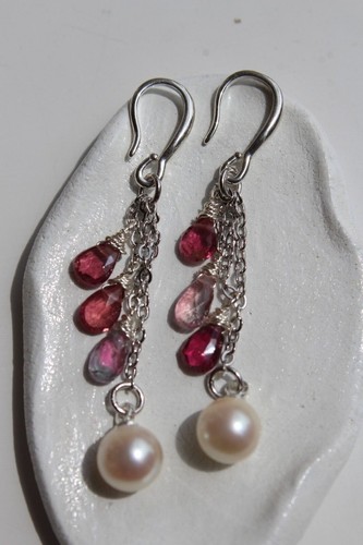 Boucles oreilles perles - d'oreilles,