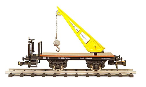 423 wagon plat grue - grue, metal