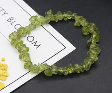 Bracelet de perles Péridot en pierre Naturelle, Sur mesure