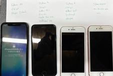 lot de 4  iPhone 6, 7 , 8 et