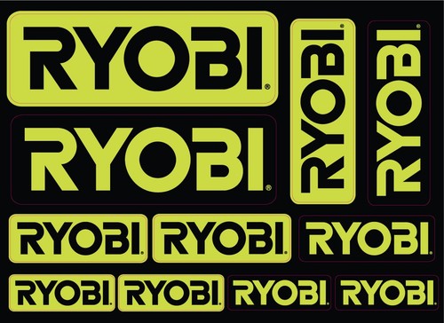Autocollants ryobi ensemble - autocollants,