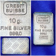 Lingot Argent Pur Credit