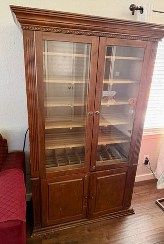 Large cigar cabinet humidor - large,