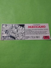 PUBLICITE MECCANO CONSTRUIRE GRUE TRACTEUR CAMION BENNE - 1966 - ( A3 )