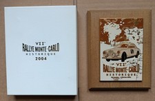 PLAQUE EMAILLEE VIIEME RALLYE MONTE-CARLO HISTORIQUE 2004