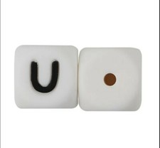 4 Lettres U en silicone pour