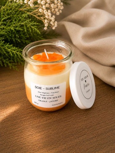 Bougie artisanale parfumé - bougie,