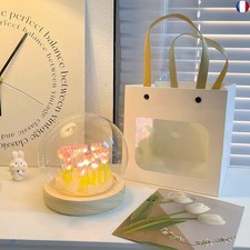 Veilleuse tulipe DIY, faite à la main, imitation fleur, décoration de maison, c