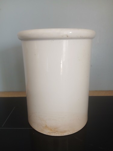 Ancien grand pot confiture - ancien, à