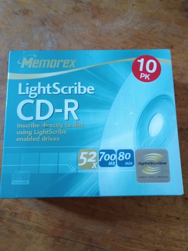 Memorex lightscribe 52x - lightscribe, cd-r