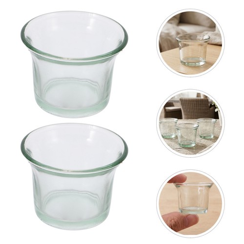 Lot mangeoires en verre - de,