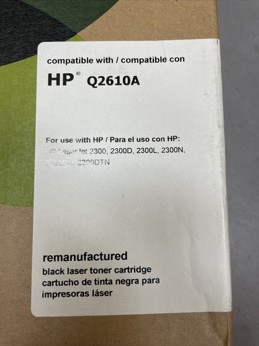 Remfg q2610a black - black, toner