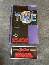 ₪PAS DE JEU₪ Notice de Illusion of Time HOL sur Super Nintendo SNES