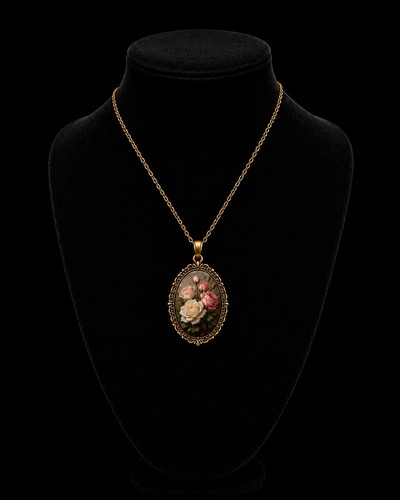 Collier vintage plaqué 18 - collier, or