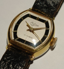 Bifora vintage mechanical women's watch - Gold Plated - Cal. B.81 - Running