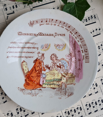 Ancienne petite assiette - petite,