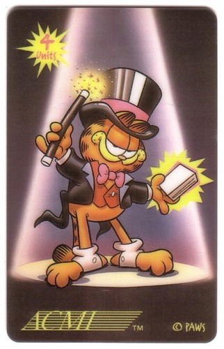 Garfield the magician - (4u),